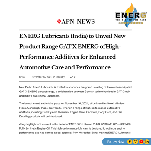 APN News coverage of EnerG and GAT launch